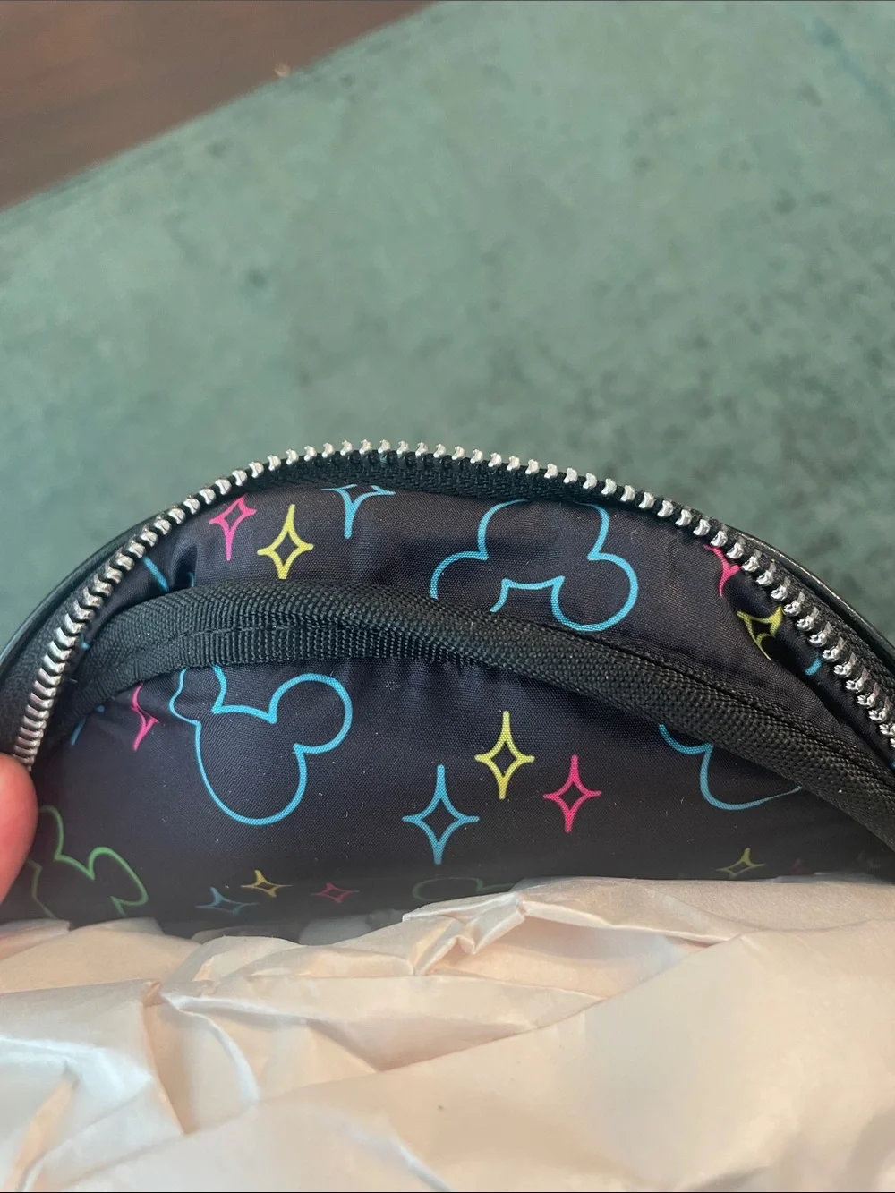 Disney Parks Neon Attraction Icons Mini Loungefly Backpack
